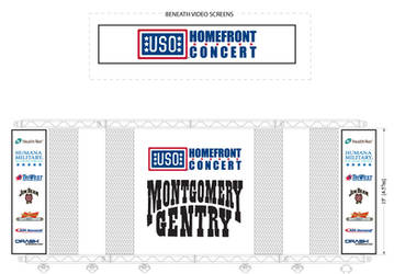 USO Homefront Concert Banners