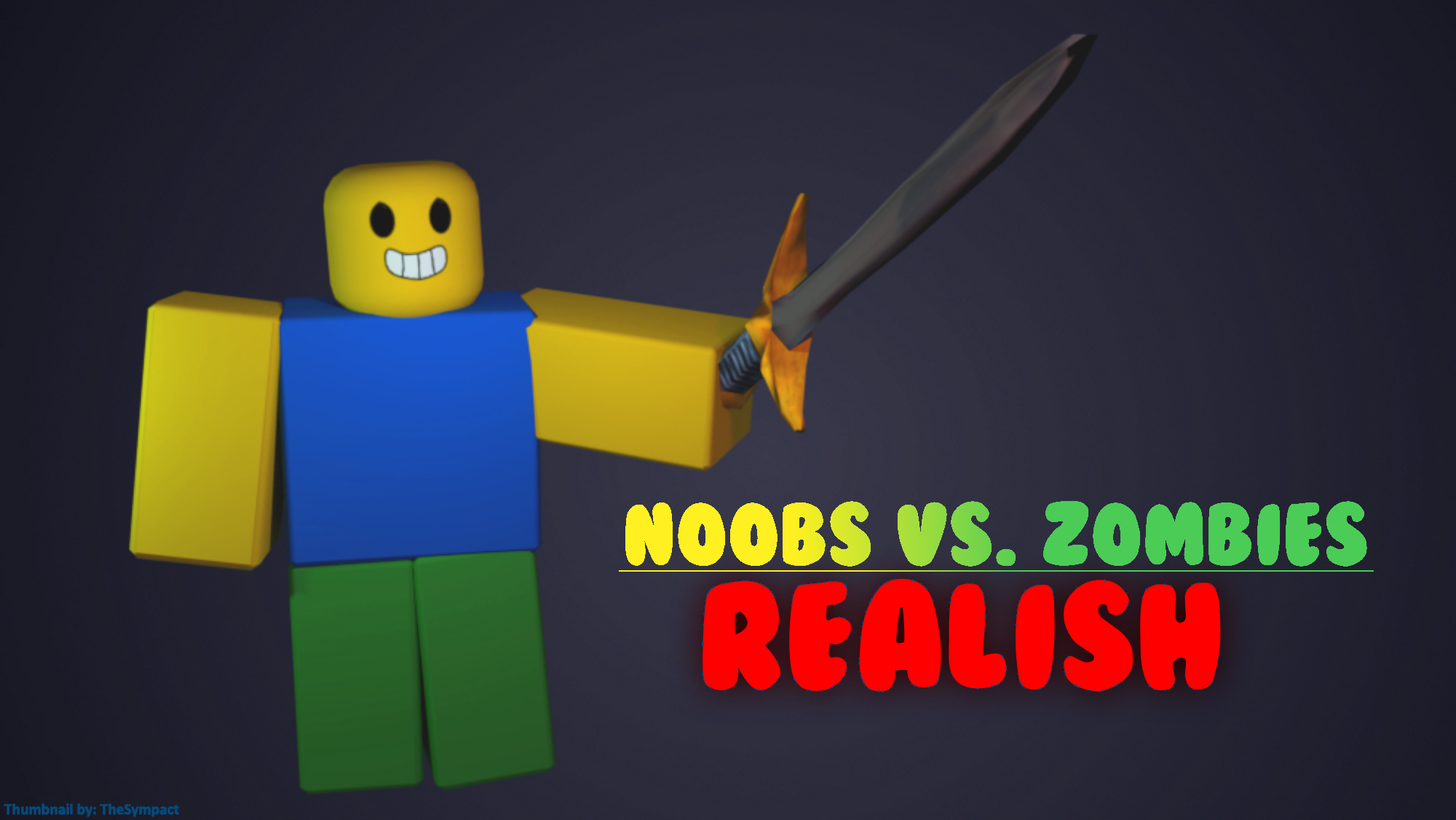 Noobs vs Zombies: Realish - Roblox