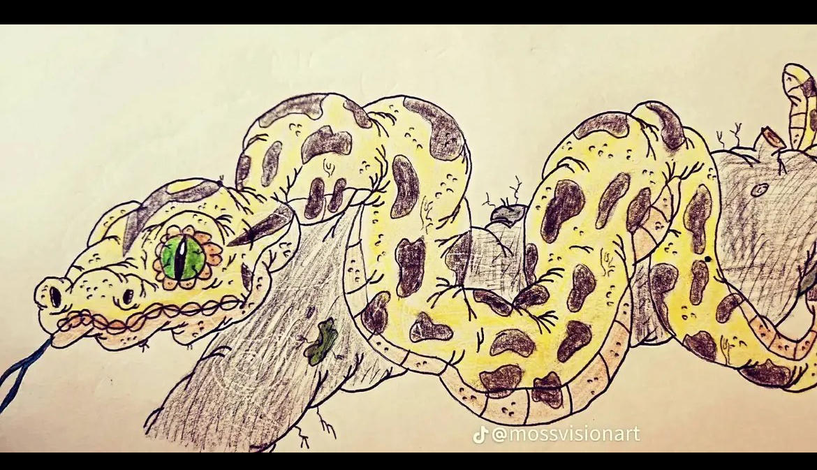 Python Transformation Deviantart Burmese python by mossvisionkunst on DeviantArt