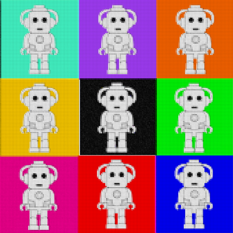 Chibi Cyberman Pop Art