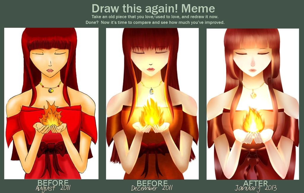 Draw This Again: Cradling Flames