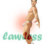 Sexy Male Pinup Muscle Hunk Lawless in Thong