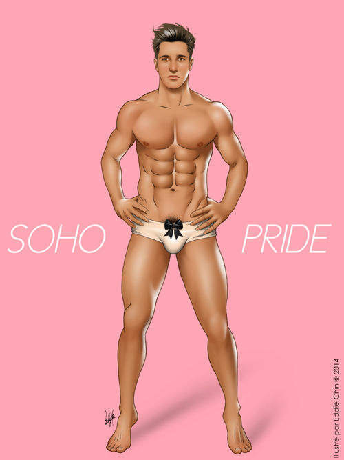 Sexy Male Boudoir Pinup - Soho Pride