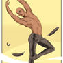 Male Pinup Poster Ballet Dancer Boy Black Swan