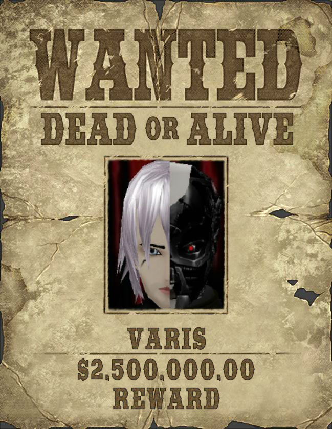 Varis wanted poster young + old