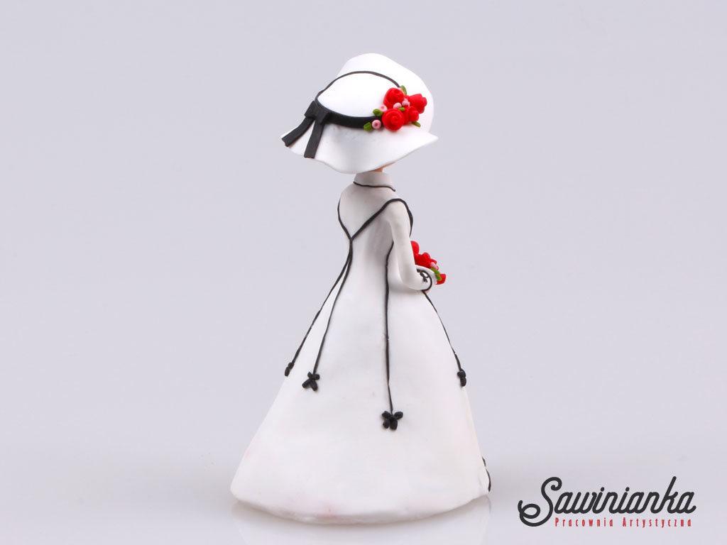 Fimo doll with hat