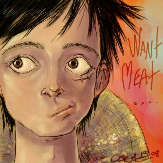 Luffy want Meat by c0rkydawL