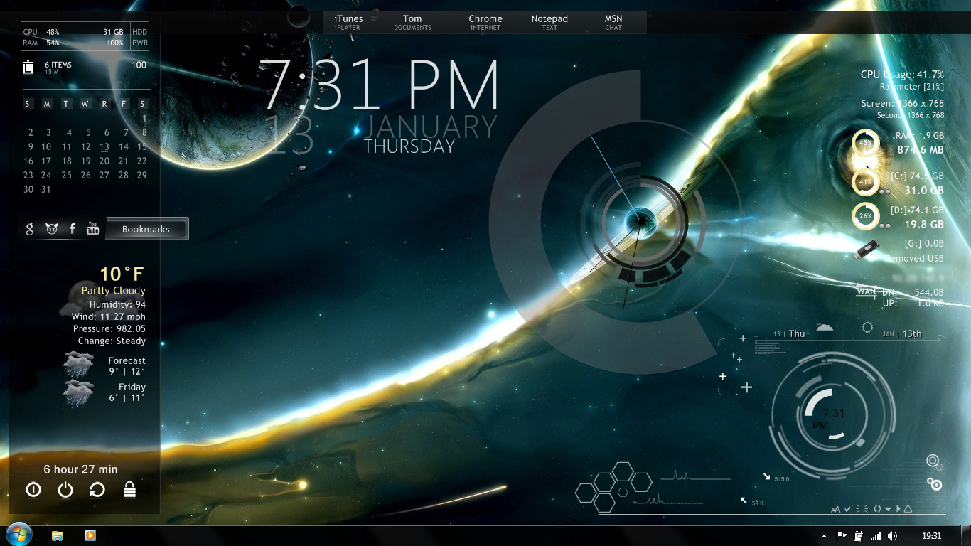 Assorted Rainmeter by XxXTomTomXxX on DeviantArt Assorted Rainmeter by XxXTomTomXxX on DeviantArt