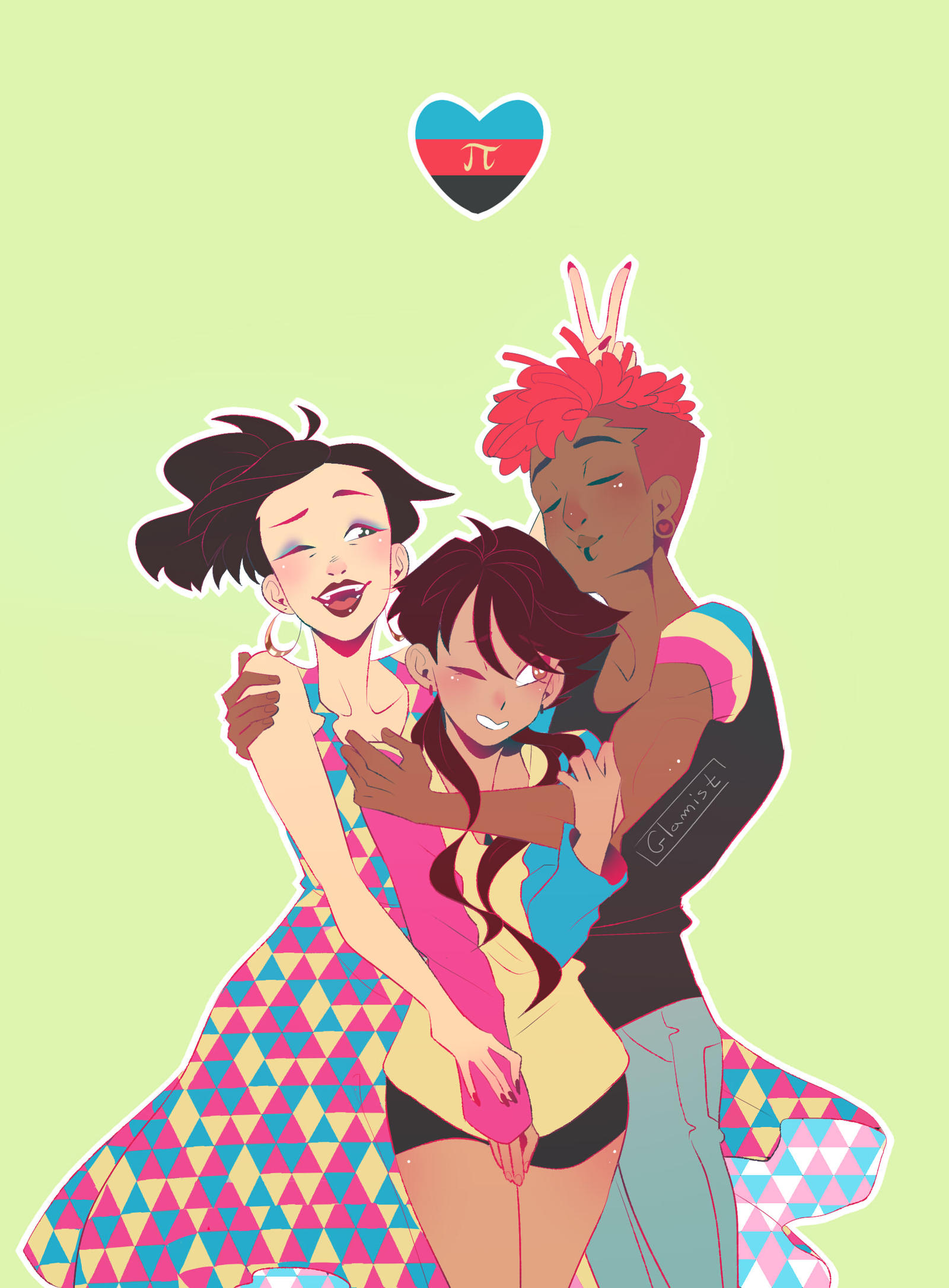 Polyamory Deviantart Poly/Pan Pride! by Glamist on DeviantArt