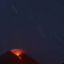 Etna long starry exposure