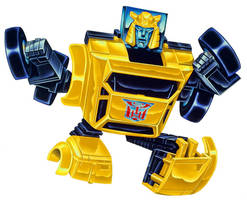 Transformers Cliffjumper (Yellow) Box Art