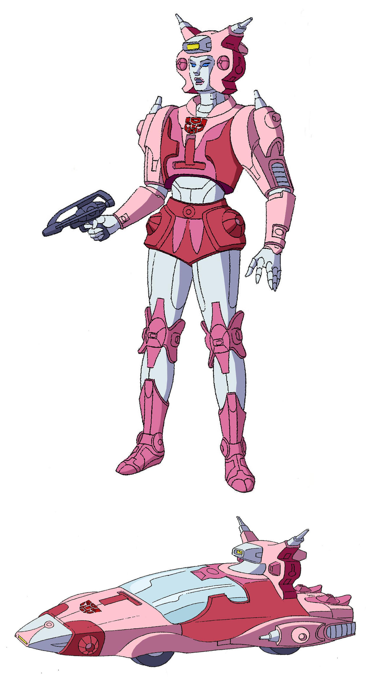 Transformers G1 Elita One (Fan Color Model) by Zobovor on DeviantArt