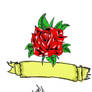 red rose design