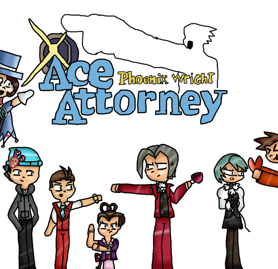 Chibi Attorney Chibi Ace Attorney by pokefinn on DeviantArt