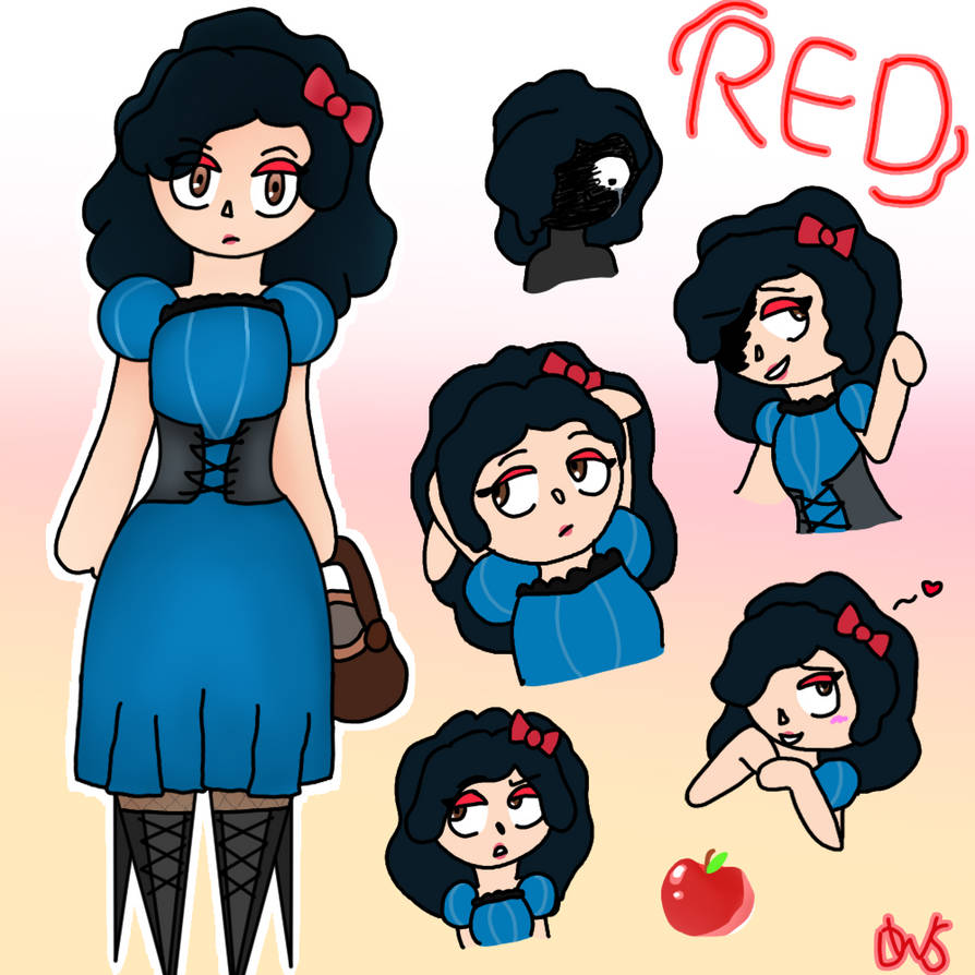 Red Refrences Snow White Reweite - Red Reference Sheet by IwriteThingsK on DeviantArt