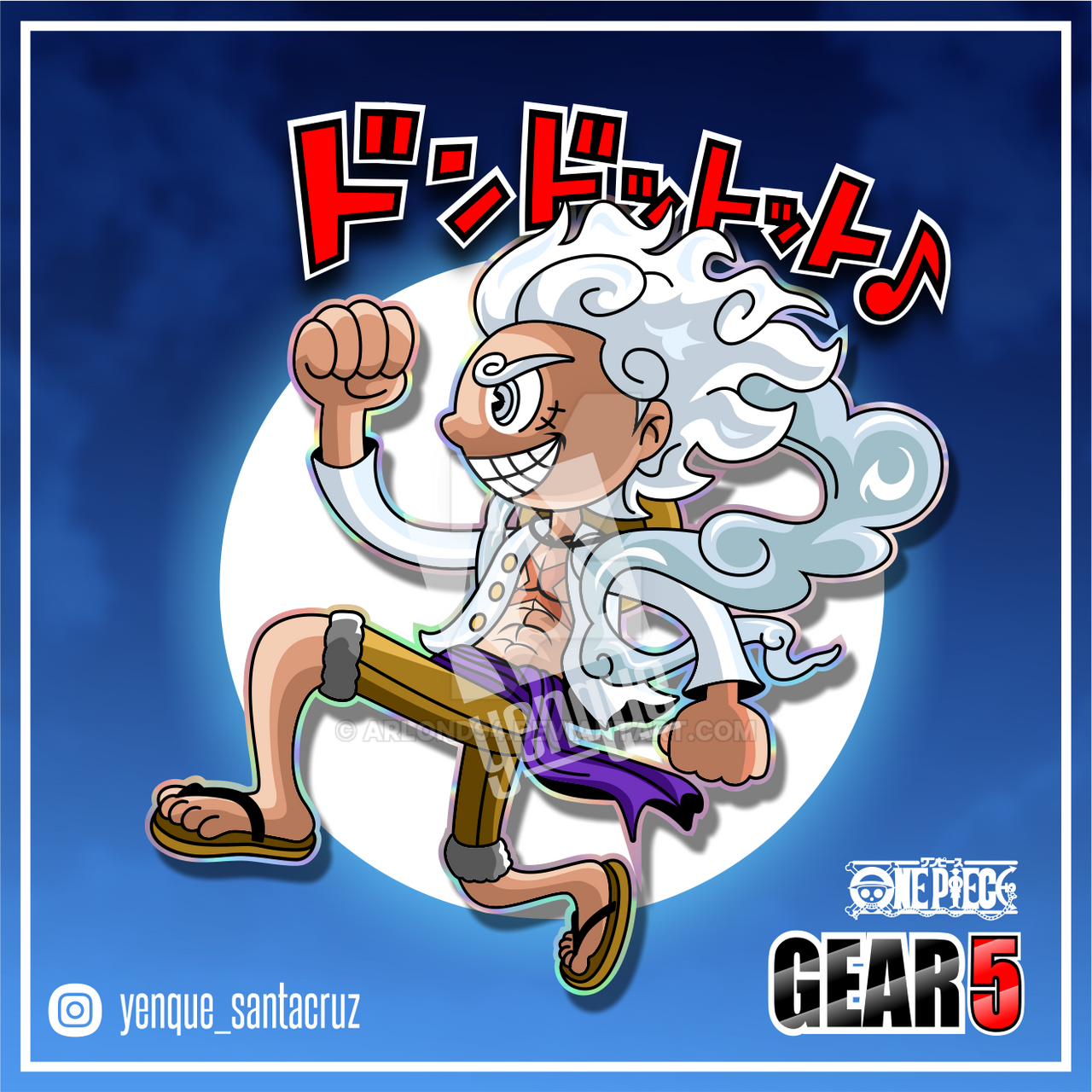 Luffy Gear 5 by Bk201-SGM on DeviantArt