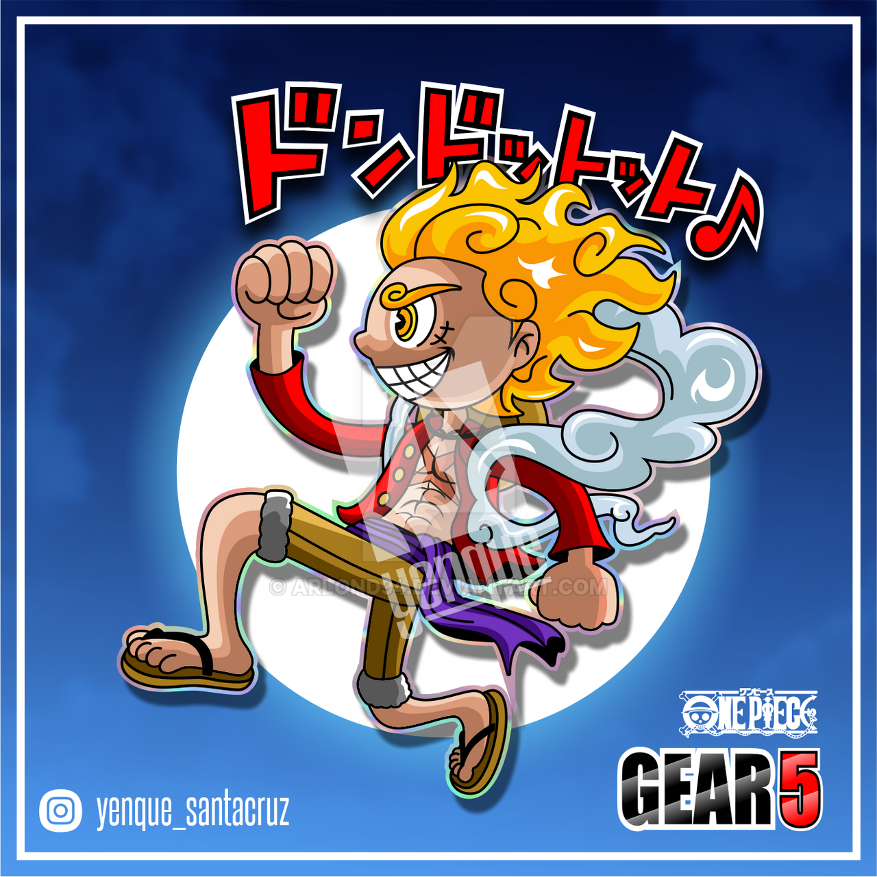 Luffy Gear 5 by NFdu94 on DeviantArt