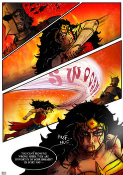 Dc art // Wonder Woman vs. Ares - Page 9