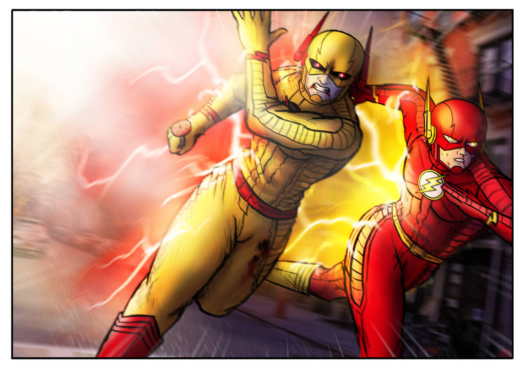 Flash X Reverse Flash Team Up Flash vs. Reverse Flash (Part 2) - Page 2-3 by Mgbot172 on DeviantArt