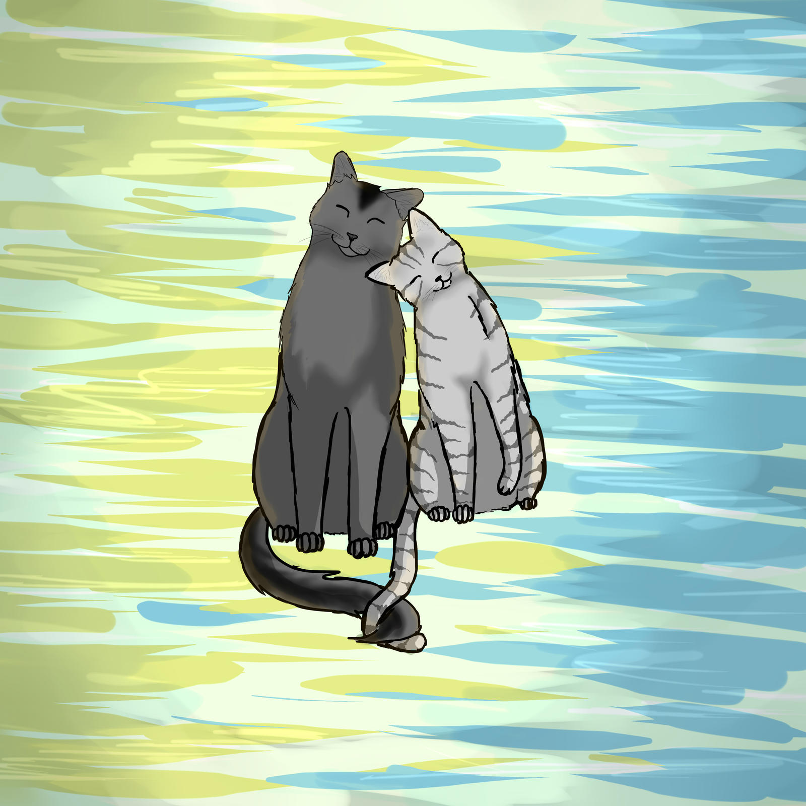 Graystripe and Silverstream by Rippleleaf on DeviantArt