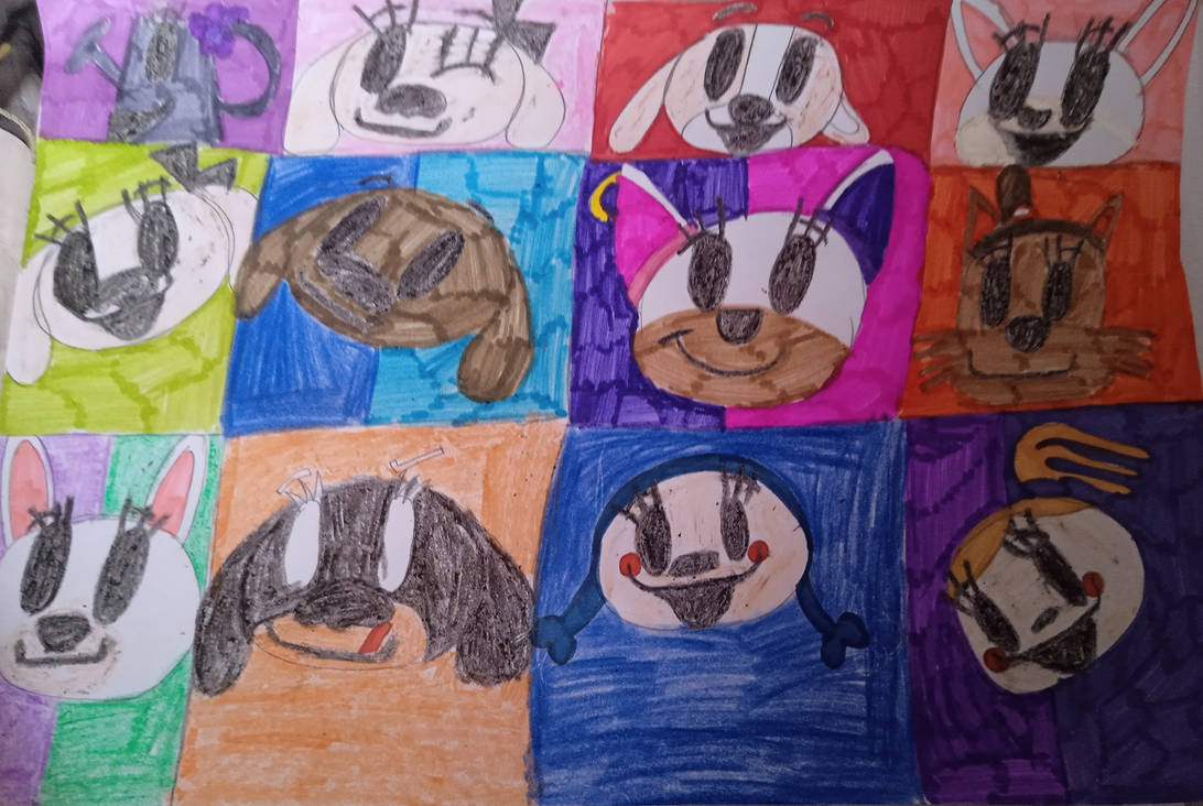 The Colored Friends II by bystellathelabrador1 on DeviantArt