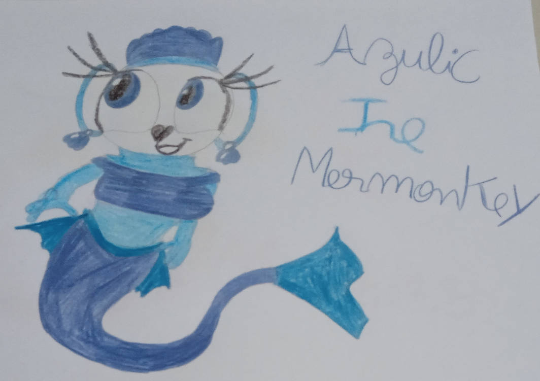Azulic The Mermonkey by bystellathelabrador1 on DeviantArt