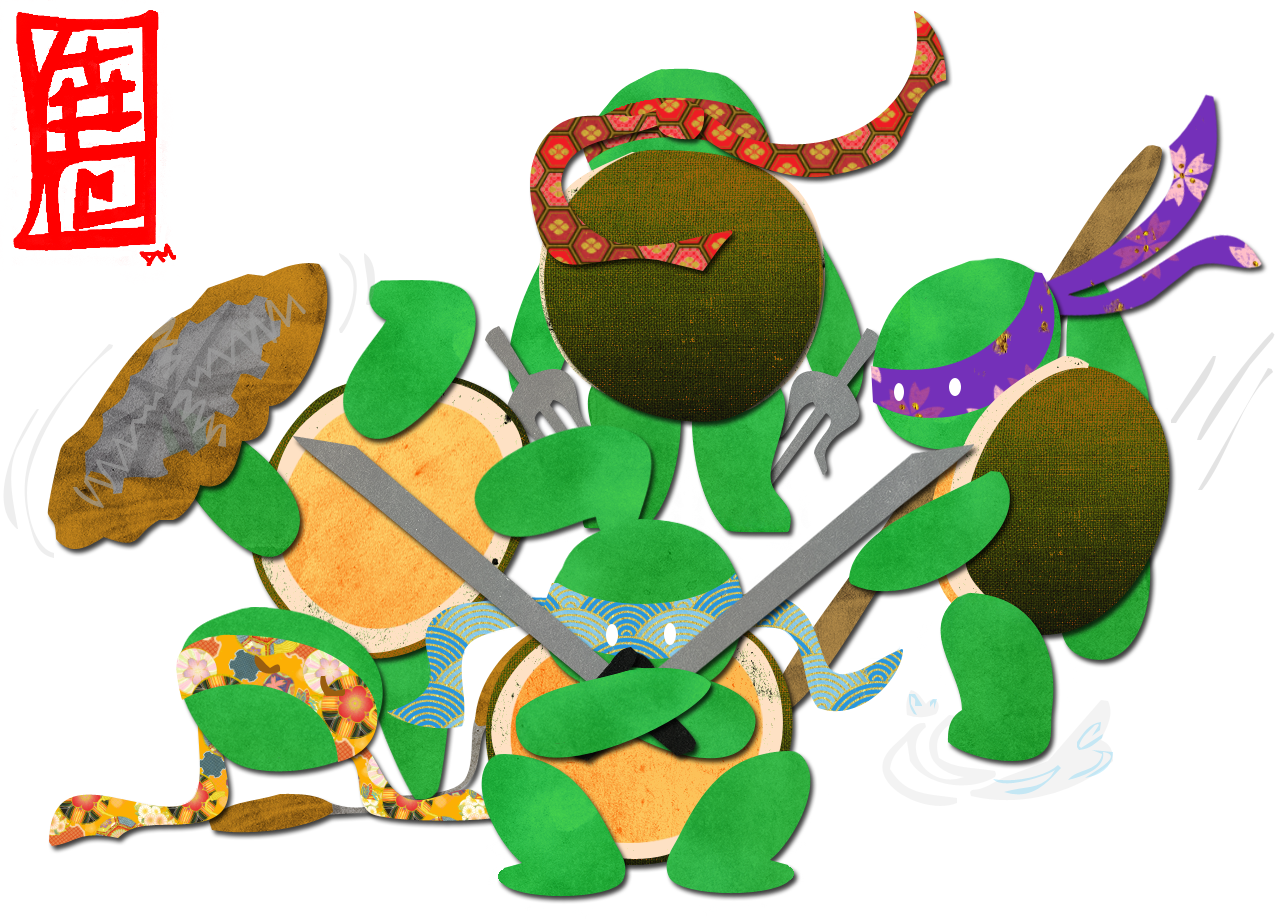 Teenage Mutant Paper Turtles