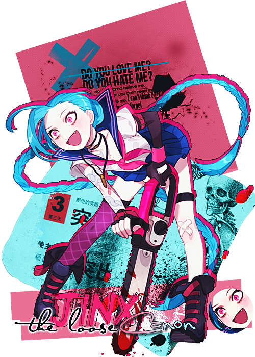 [deviantID] Jinx The Loose Canon/LoL