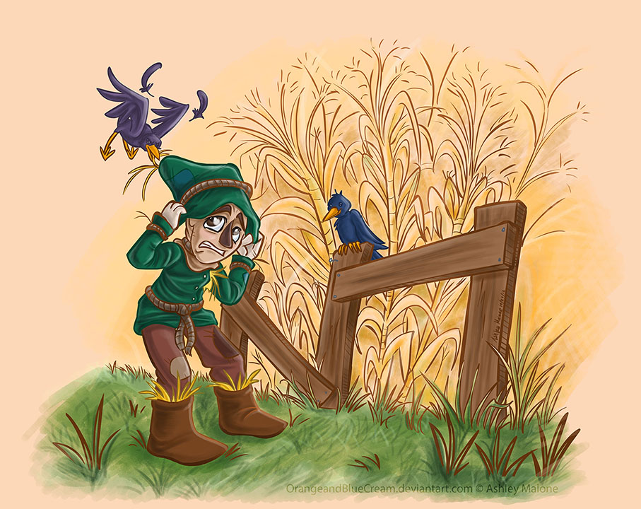 Scarecrow vs the crows