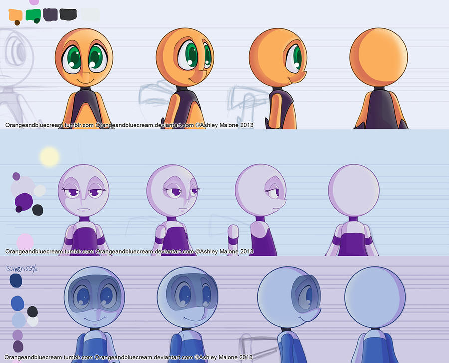 Turnaround previews by Orangeandbluecream