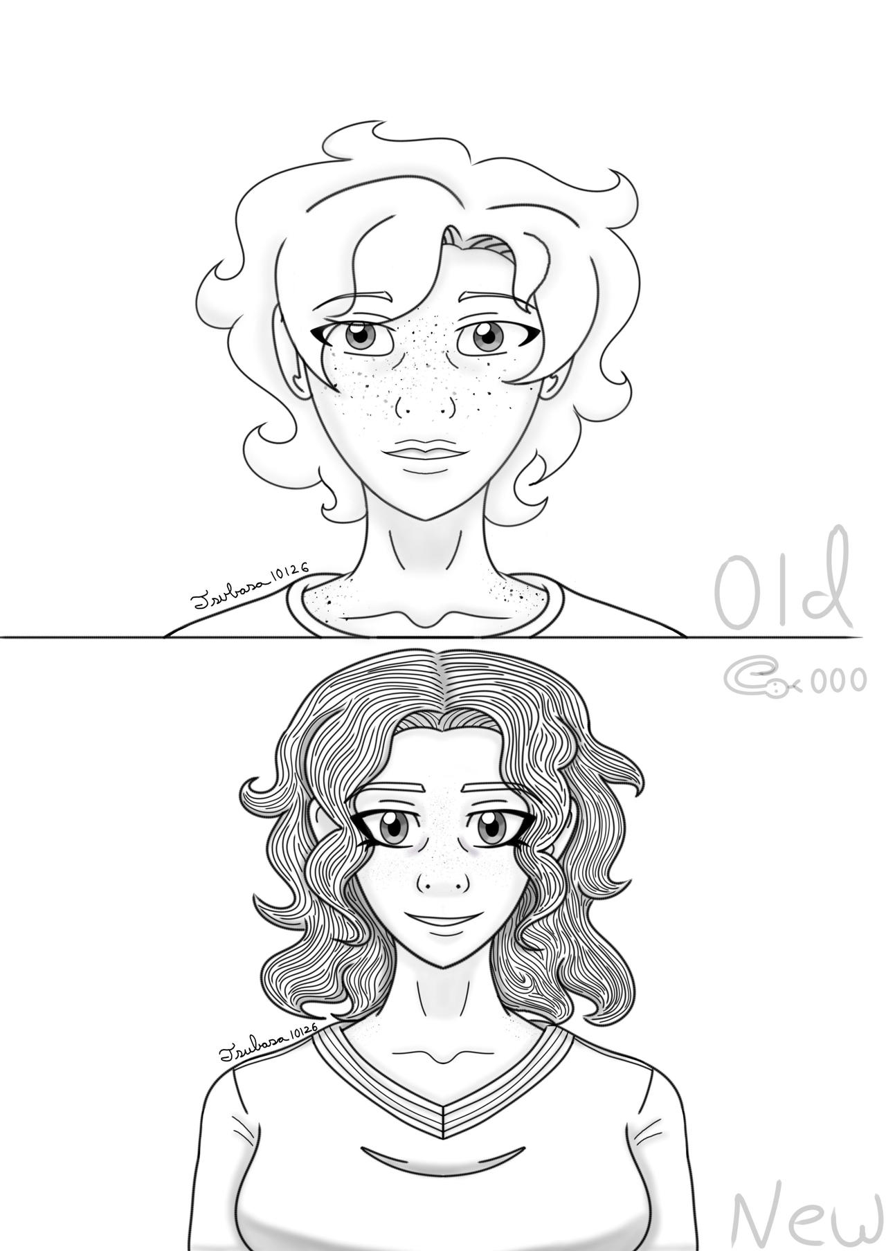 Different Version Drawing Old vs New Drawing Style by Tsubasa10126 on DeviantArt