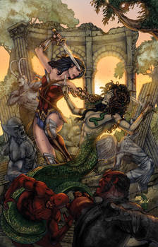 Wonder Woman Vs. Medusa