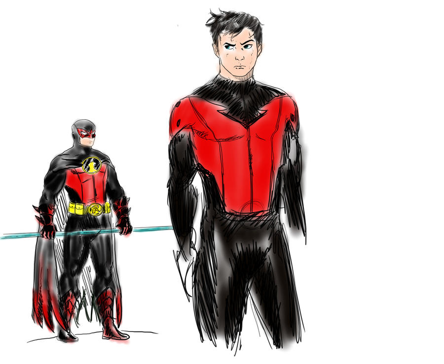 Red Robin Deviantart Design Red Robin Redesign by Raius1 on DeviantArt