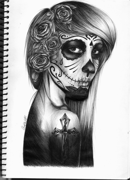 Sugar skull girl