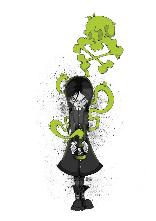 Wednesday Addams cartoon by BasilTwistedToons on DeviantArt Wednesday Addams cartoon by BasilTwistedToons on DeviantArt
