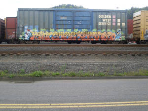 Grafitti, Lake Yard, Portland,OR 2011