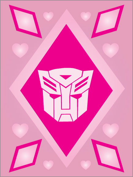 Pink Autobot Valentine