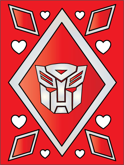 Red Autobot Valentine