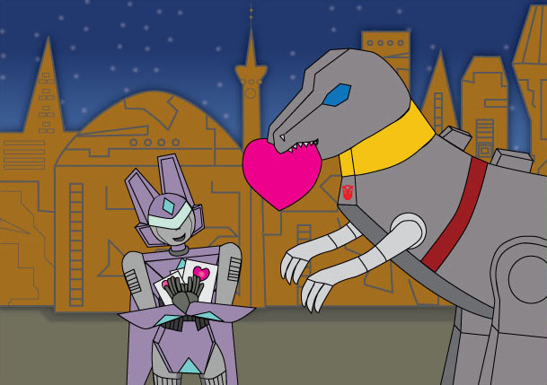 Blitzangel and Grimlock