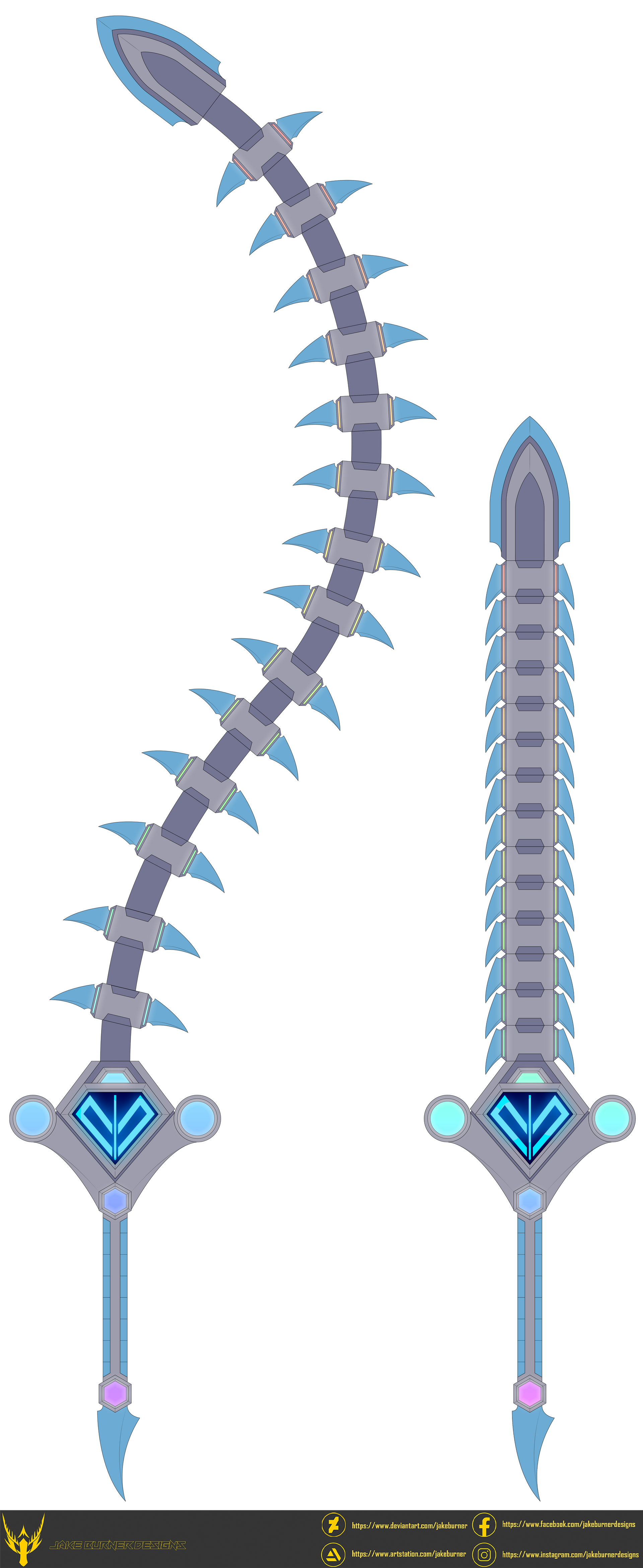 Saberclaw (Weapon Form) by DanteTheAlphaOfCyber on DeviantArt