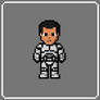 Clone Trooper Unhelmeted - Pixel Art