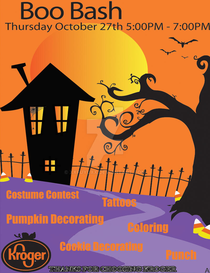 Boo Bash Flyer by xXFuyuXx on DeviantArt