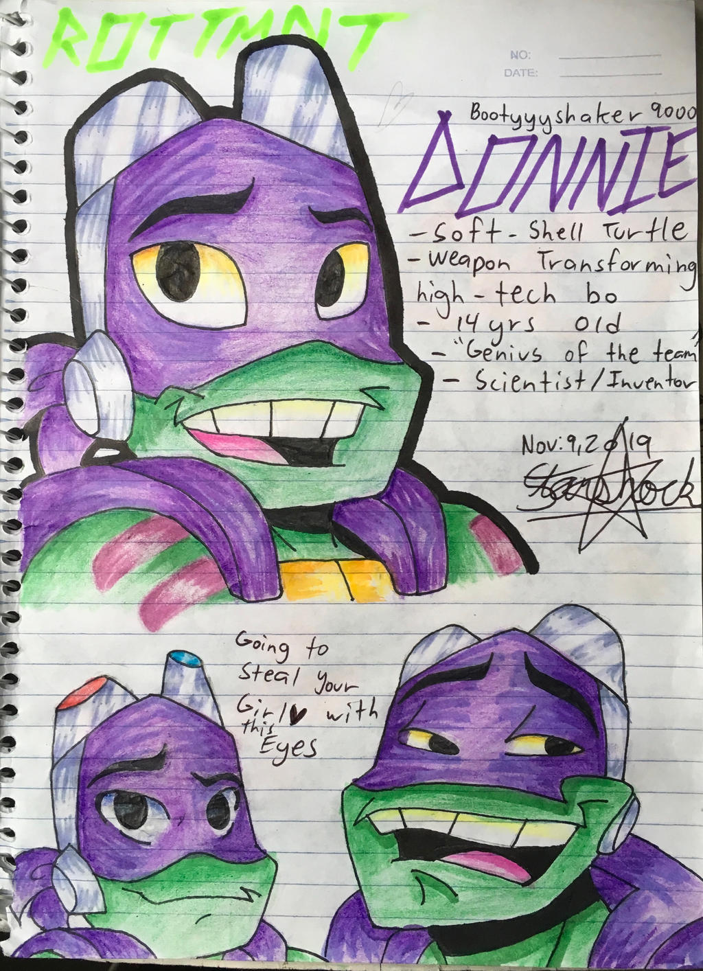 Rottmnt Donnie by MaskyMask2004 on DeviantArt