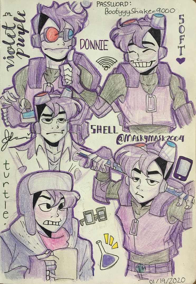 Maskymask2004 Rottmnt ROTTMNT Donnie Aesthetic by MaskyMask2004 on DeviantArt