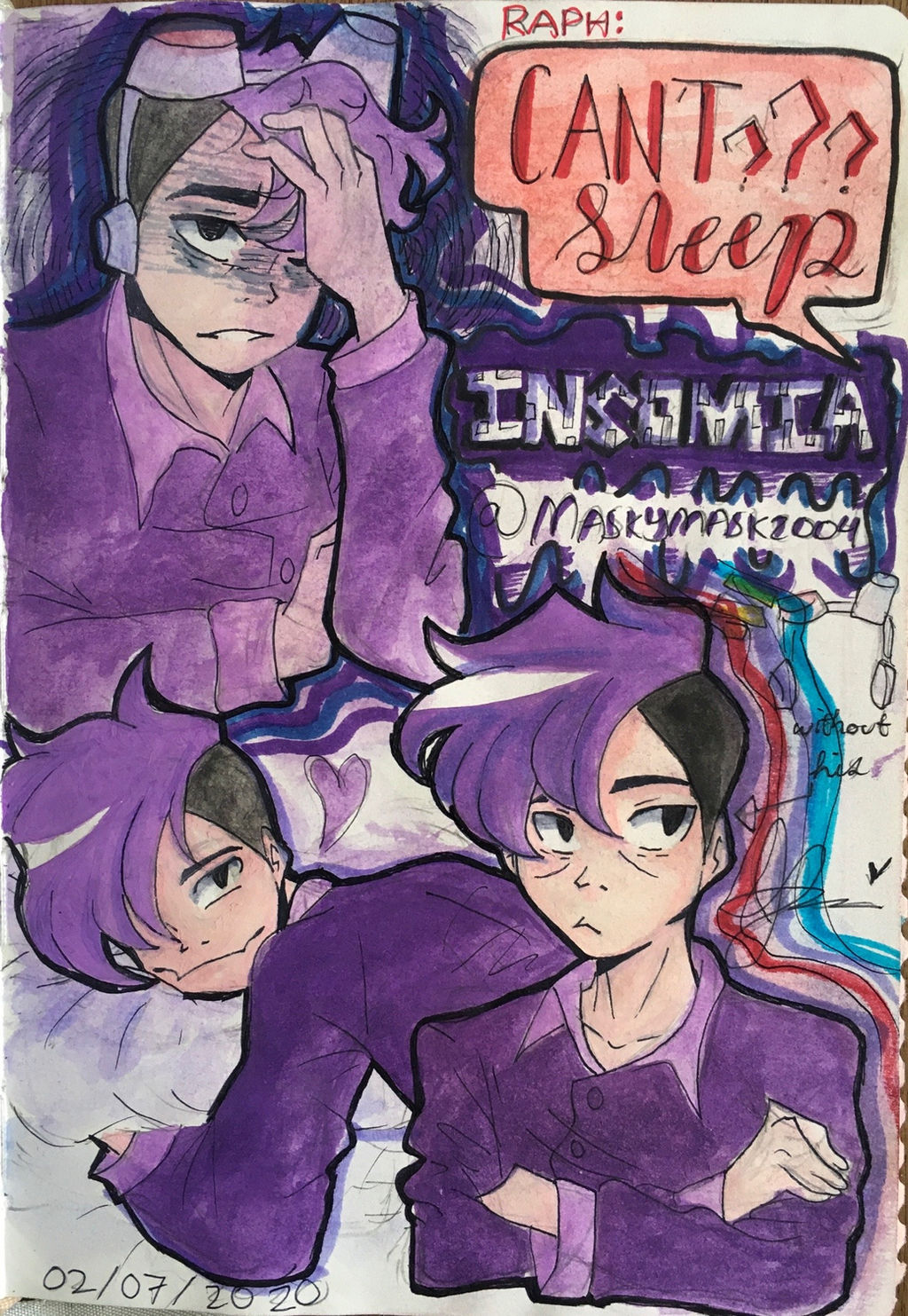 Maskymask2004 Rottmnt ROTTMNT Donnie In Pjs by MaskyMask2004 on DeviantArt