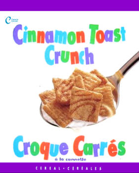 Cinnamon Toast Crunch Cereal Box Canada 1996-1999