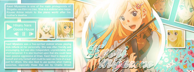 Kaori Miyazono, Shigatsu wa Kimi no Uso Wiki