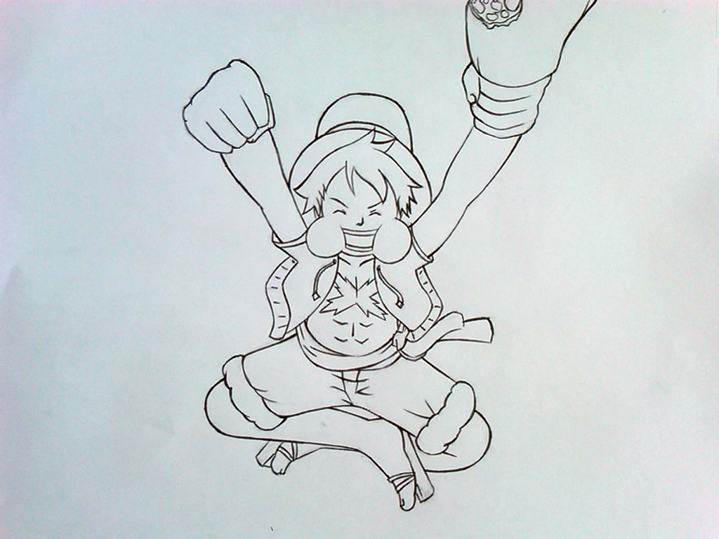 Luffy Hands Up By Kdtwifi On Deviantart