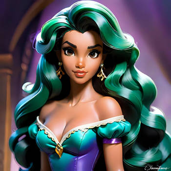 Character Fantasy Esmeralda Cartoon B