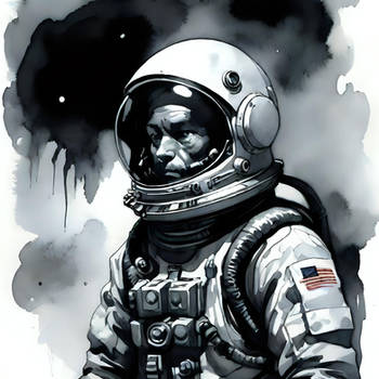 Character Cosmonaut Americain